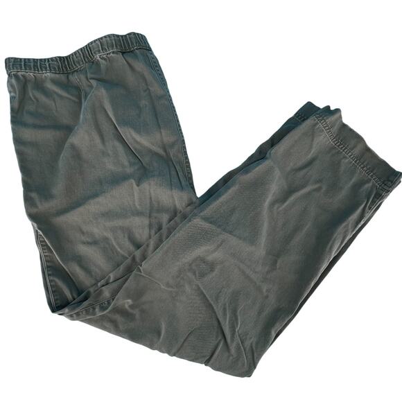 Mountain Lake Green Work Pants Size Large Khaki Green 100% Cotton - Picture 1 of 16